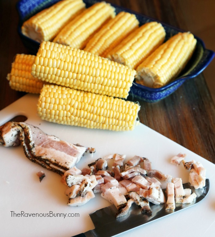 grilled corn bacon butter