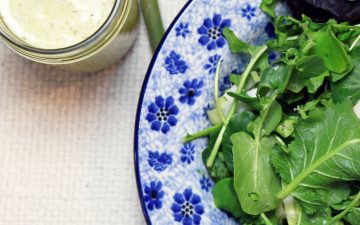 Creamy Lemon Salad Dressing Recipe